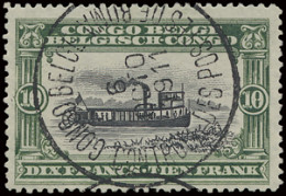 Controle Des Postes De Boma,on OBP N° 63 10Fr. - Green Mols Billingual, Cancelled 6 Oct 1911 (in Black), Scarce, Vf - Sonstige & Ohne Zuordnung