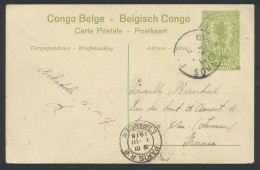 GOMBE (Keach Type 4.1-DMtY), Postal Stationery Catalogue Stibbe N° 42 View 71, Sent From Gombe December 22, 1917 To Fran - Autres & Non Classés