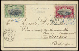 1903/1906, 9 Picture Postcards Sent From Ibembo Or Bumba To Belgium, All Franked With Mols Congo Free States, Interestin - Other & Unclassified