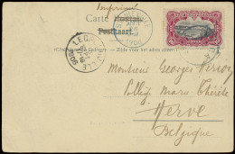 1906, Cross Border Mail, Picture Postcard Written At Shangugu In German East Africa And Posted In Congo Free State At Uv - Autres & Non Classés