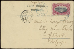 1906, Cross Border Mail, Picture Postcard Written At Shangugu In German East Africa And Posted In Congo Free State At Uv - Other & Unclassified