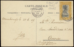 1909, Picture Postcard, Franked With OBP N° 20 15c. Ochre - Mols Congo Free State Issue, Sent From Mombongo June 28, 190 - Sonstige & Ohne Zuordnung