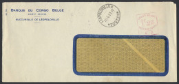 1933 Cover Franked With Red Mechanical Franking Mark 1,25fr. - A2 Sent From Leopoldville April 20, 1933 (domestic Rate), - Andere & Zonder Classificatie