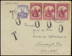 1949, Cover, Franked With OBP N° 176 (3x) And 217, All With 0 Mark (because Out Of Use Since September 1, 1942) And T Ma - Autres & Non Classés