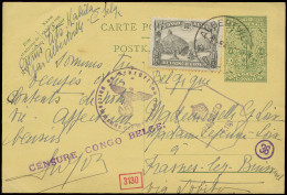 1941, Postal Stationery Catalogue Stibbe N° 69 With Additional Franking OBP N°169, Sent From Albertville September 10, 1 - Brieven En Documenten