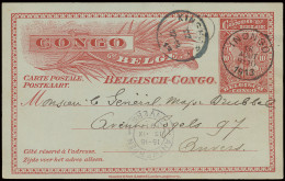 1912/1913 Accumulation Of 10 Postal Stationery Items, Catalogue Stibbe N° 40, All Used Such As Inongo, Sakania, Ponthier - Ganzsachen