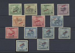 ** N° 62/76 Without 66 And 68 Vloors Issue With Ruanda Urundi Overprint, With Overprint In Red SPECIMEN, Also Punched Ho - Otros & Sin Clasificación