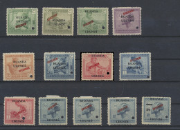 * N° 62/76 Without N° 66 And 68, Full Set, Vloors Issue, With SPECIMEN Overprint In Red, Punched, With Hinge, Vf (OBP €3 - Other & Unclassified