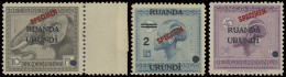 **/*/(*) Lot Of 98 Stamps, Vloors Issue With SPECIMEN Overprint In Red, Punched, Some Blocks, Mixed Quality, Some Other  - Autres & Non Classés