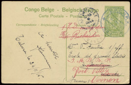 1916 Belgian Congo Postal Stationery Stibbe N° 12 View 33, Written In Tabora 24/11/1916 And Cancelled B.P.C.V.P.K. N° 1  - Autres & Non Classés