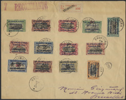 1922 OBP N° 28B/35B And 45/49 On Registered Cover Sent From Usumbura To Mr. Gisquiere/Brussels/Belgium, Vf/f - Other & Unclassified