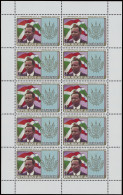 ** N° 949 A/D 1986 - 10th Anniversary Of The 2nd Republic Of Burundi Full Sets In Full Sheets Of 10 Stamps, MNH (OBP €70 - Other & Unclassified