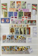 **/* 1962/1978 Burundi Unperforated Full Sets And Mini Sheets Small Accumulation Mainly MNH In Stock Book Also Some Sets - Autres & Non Classés