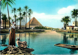 Egypt Pyramides And Nile During The Flood - Piramidi