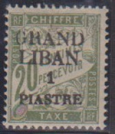 Grand Liban Taxe  2a** Variété "G" Maigre - Autres & Non Classés