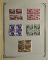 **/* 1910/1960, Belgian Congo And Ruanda-Urundi, Collection Of Full Sets In Pair Of Block Of 4 Stamps, Also BL 3/10 And  - Autres & Non Classés