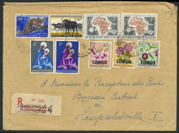 1929/1993, Belgian Congo, Ruanda Urundi, Katanga, Burundi, Rép Congo, Accumulation Of 49 Covers Some With Beautiful Fran - Sonstige & Ohne Zuordnung