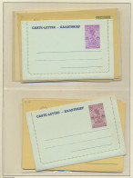 1932/1959 Small Accumulation Of 20 (different) Unused Postal Stationery Items Of Belgian Congo And Ruanda Urundi, Vf - Sonstige & Ohne Zuordnung