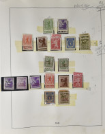 **/*/0 1945/1949 Verzameling In Lindner Album Met O.a. Thüringen BL 1 ** (2x), BL 2, BL 3 (4x. Gest.) En 3x *, West-Sach - Other & Unclassified