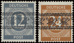 ** N° 52/68 I 1948 Bandopdruk 24pf., Gekeurd, Zm (Mi. €500) - Sonstige & Ohne Zuordnung