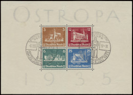 BL 3 (Mi.) 1935 - Ostropa Met Speciale Stempel, Zm (Mi. €1.100) - Blocks & Kleinbögen
