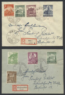 1940/1944 Aardige Samenstelling Van 35 Poststukken W.o. Diverse Enkelfrankeringen, Zm - Autres & Non Classés