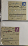 Duitse Rijk En Feldpost, Verzameling In Album Met Zegels Vanaf W.O. I Met O.a. Feldpostdocumenten En Poststukken, Zm/m/n - Other & Unclassified