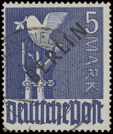 N° 20 1948, 5 Mark Opdruk In Zwart, Gekeurd Schlegel, Zm (Mi € 750) - Autres & Non Classés