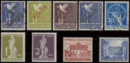 **/*/0 1948/1954 Verzameling In Insteekboek Met Alle Betere Zegels Zoals Berlin Zwart En Rood Zowel **/* Als Gest., BL 1 - Sonstige & Ohne Zuordnung