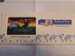 UNITED STATES AMERIVOX NYSON GLOBAL EAGLE  $10,-   MINT IN SEALED COVER    LIMITED EDITION ** 16249** - Sammlungen