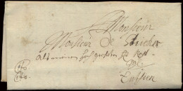 1712 Duitse Voorloper, Klincken, Dd. 7 Mei 1712 (onduidelijk), Naar Entlien (onduidelijk) Met Vermelding Cito Cito, Zm - Collections