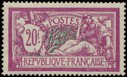 * N° 208 20fr. Lilas-rose Et Vert-bleu - Merson, Zm (Yv. €235) - Autres & Non Classés