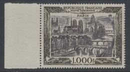 ** PA 29b Vue De Paris - Fond Gris Met Bladboordje, Zm (Yv. €165) - Andere & Zonder Classificatie