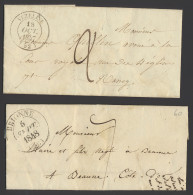 1835/1850, 14 Oude Brieven En Voorlopers Uit Periode 1835/1850, Ntz - Other & Unclassified