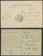 1914/1918 Samenstelling 59 Kaarten Of Brieven W.o. Militaire Post, Regimentstempels, Trésor Et Postes, Zm/m/ntz - Sonstige & Ohne Zuordnung