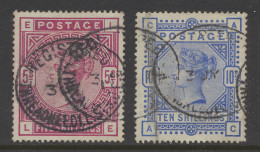 N° 87/88 (Yv.) 1883 - 5 En 10 Shillings, Zm (Yv. €700) - Andere & Zonder Classificatie