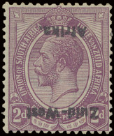 * N° 15 George V 2p. Lilabruin Met Omgekeerde Opdruk, Zm (Yv. €300) - Afrique Du Sud-Ouest (1923-1990)