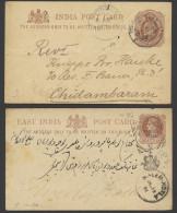 1894/1920 Accumulation Of 42 Postal Stationery Items (used And Mint), Mainly From India Also Perak And Some States Such  - Sonstige & Ohne Zuordnung
