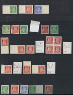 ** 1941/1944 Verzameling War Occupation Issues Gespecialiseerd, Zm - Other & Unclassified