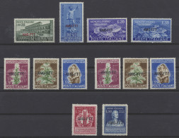 ** 1949/1951 N° 61/62, 68/69, 79/81 (2x) En 114/15, Zm (Yv. €130) - Zonder Classificatie