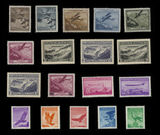 ** 1930/1936 Kleine Samenstelling Luchtpost In Prachtkwaliteit Postfris Met Yv. PA 1/6, 7/8 (2x), 9/13, 14/16, Zm (Yv. € - Sonstige & Ohne Zuordnung