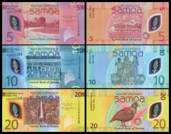 Samoa 5-10-20 Tala, (2023/2024), Polymer, UNC - Samoa