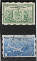 CANADA 1946 SPECIAL DELIVERY 10c, 17c (grave Accent) SG S15 And S17 FINE USED Cat £16 - Exprès