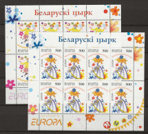 2002 MNH Belarus Sheets Postfris** - 2002