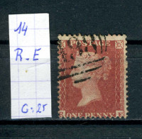Grande-Bretagne    N° 14  R - E - Used Stamps