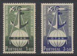 ** N° 760/61 Nato 1952 (hoogste Waarde Met Licht Vermoeide Gom), Zm/m (Yv. €390) - Autres & Non Classés