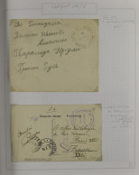 Interessante Verzameling Poststukken Met Veldpost W.O. I En II, Censuur, Levant, China, Goed Na Te Zien!, Zm - Andere & Zonder Classificatie