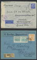 Doos Vol Poststukken, W.o. Censuur,militair, Zichtkaarten, Interessant, Zm/m. - Other & Unclassified