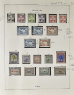 **/*/0 1938/1983 Groenland En Faeröer, Verzameling In Lindner Album Met O.a. New York 1945 * (2x) Iets Getint, Zm/m/ntz - Europe (Other)