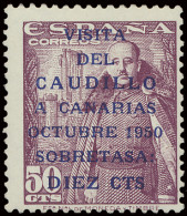 ** N° 806A Caudillo 10c. Op 5c., Zm (Yv. €250) - Sonstige & Ohne Zuordnung